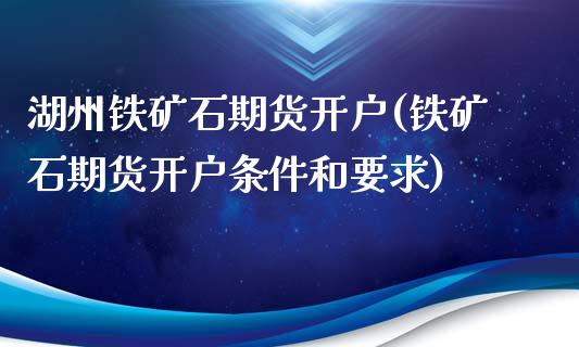 湖州铁矿石期货开户(铁矿石期货开户条件和要求)