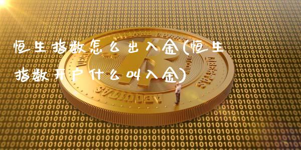 恒生指数怎么出入金(恒生指数开户什么叫入金)