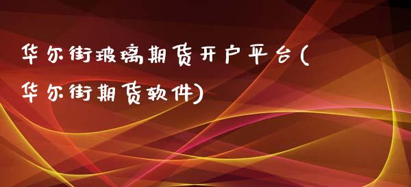 华尔街玻璃期货开户平台(华尔街期货软件)