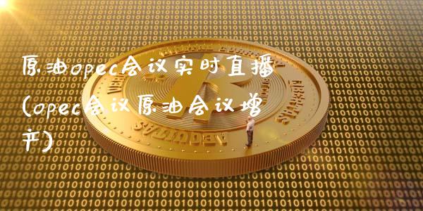 原油opec会议实时直播(opec会议原油会议增产)