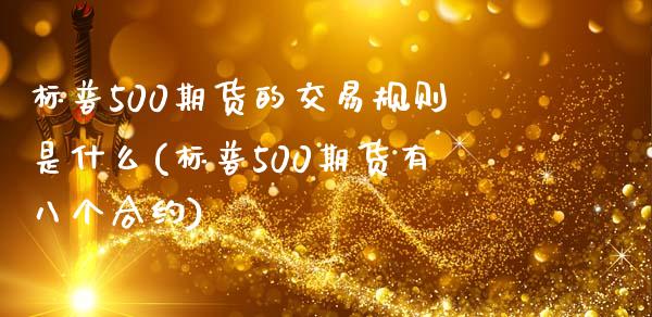 标普500期货的交易规则是什么(标普500期货有八个合约)