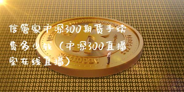 信管家沪深300期货手续费多少钱（沪深300直播室在线直播）