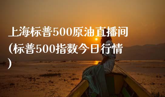 上海标普500原油直播间(标普500指数今日行情)