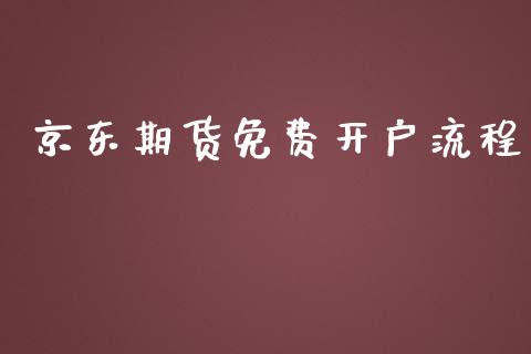 京东期货免费开户流程